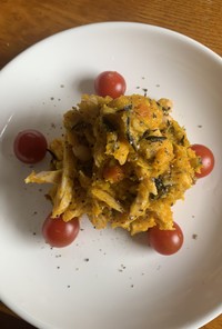 コンビニ食材で作るヘルシーかぼちゃサラダ