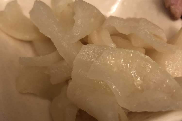冷凍大根の漬けない漬物 レシピ 作り方 By ぼくのごはん クックパッド 簡単おいしいみんなのレシピが351万品