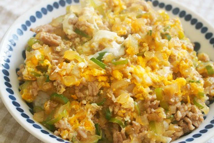 ミンチの卵とじ 薬味いっぱいで レシピ 作り方 By 京たまご クックパッド