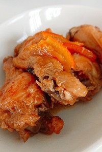 鶏手羽元肉のマーマレード煮