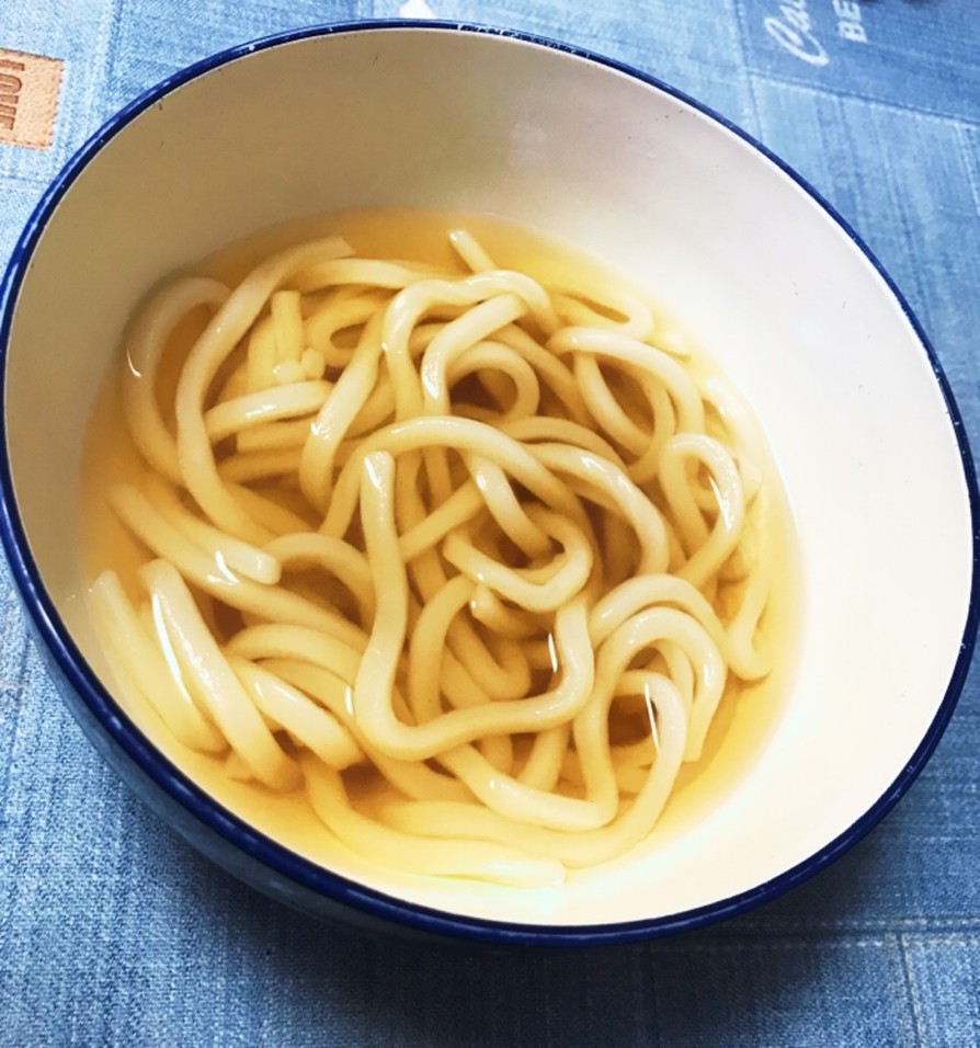 3分30秒で出来るかけうどん♪♪の画像