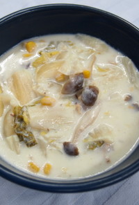 炊飯器DE米粉のミルクスープ