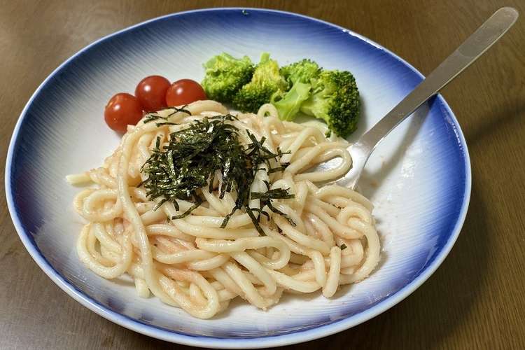 レンジで簡単 ランチに パスタ風うどん レシピ 作り方 By あ おんちかった クックパッド 簡単おいしいみんなのレシピが360万品