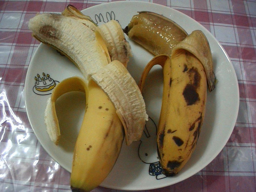 バナナを少しでも長持ちさせる方法☆の画像