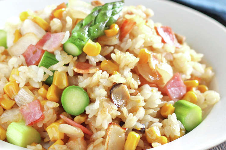 ごち醤油のとうもろこし炒めご飯 レシピ 作り方 By 福山醸造株式会社 クックパッド 簡単おいしいみんなのレシピが352万品