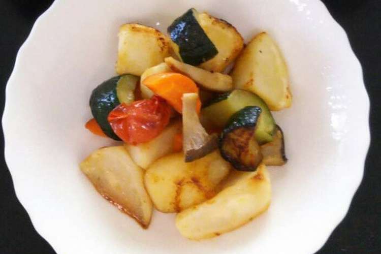 フライパンでごろごろ温野菜 レシピ 作り方 By 横浜市 クックパッド 簡単おいしいみんなのレシピが356万品