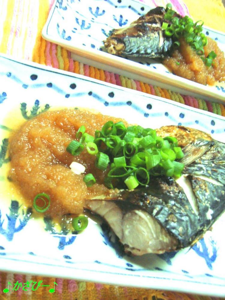 ノンオイル♪焼き鯖の玉ねぎおろしソースの画像