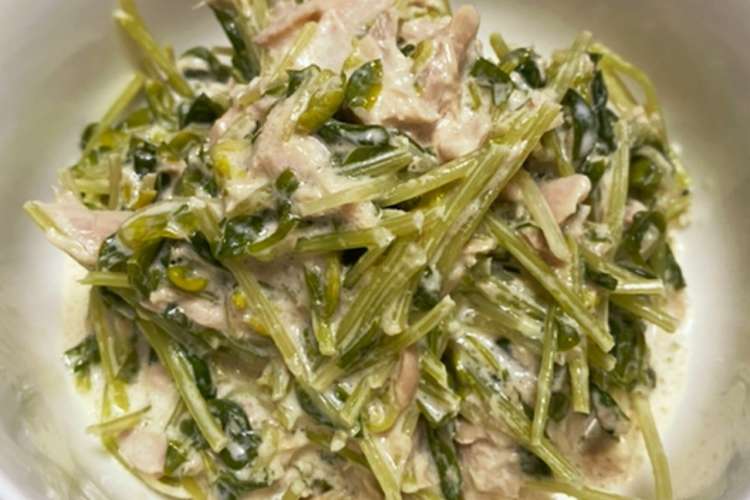 超簡単 レンジ調理で豆苗のツナ和え レシピ 作り方 By みんと クックパッド 簡単おいしいみんなのレシピが350万品