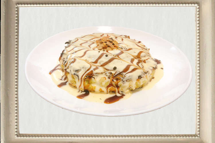 4種のチーズソースお好み焼 レシピ 作り方 By オタみながわ クックパッド 簡単おいしいみんなのレシピが360万品