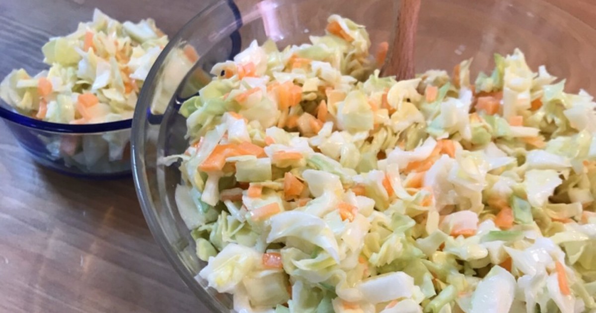 秋のコールスローとタヒニケシの実のドレッシングのレシピ