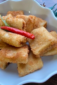 インドネシア♡食パンで美味しい挟み揚げ
