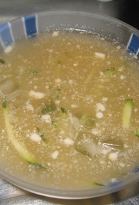 ピリ辛きゅうりの冷たいスープ