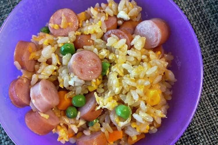 子供大好き ウィンナーチャーハン レシピ 作り方 By Q S クックパッド 簡単おいしいみんなのレシピが349万品