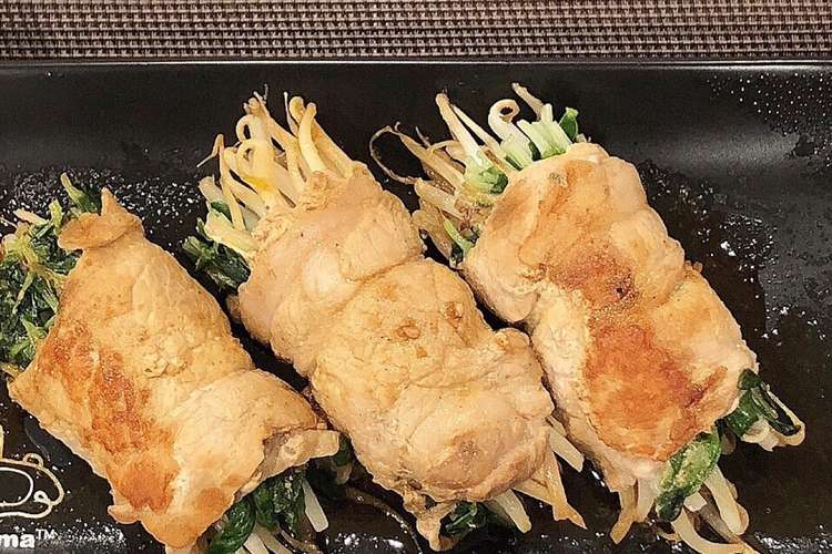 もやしと豆苗の肉巻き 節約料理 レシピ 作り方 By みづキッチン クックパッド 簡単おいしいみんなのレシピが356万品
