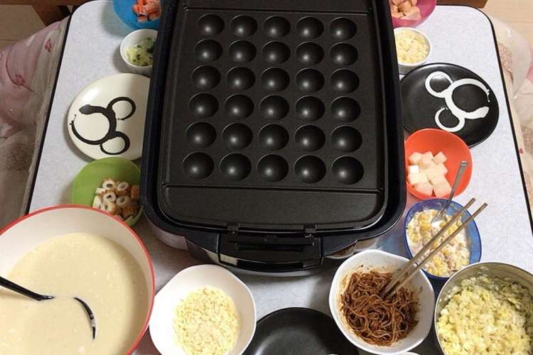 たこが無くても 色んな具材で たこ焼き レシピ 作り方 By クックまいななパパ クックパッド 簡単おいしいみんなのレシピが350万品