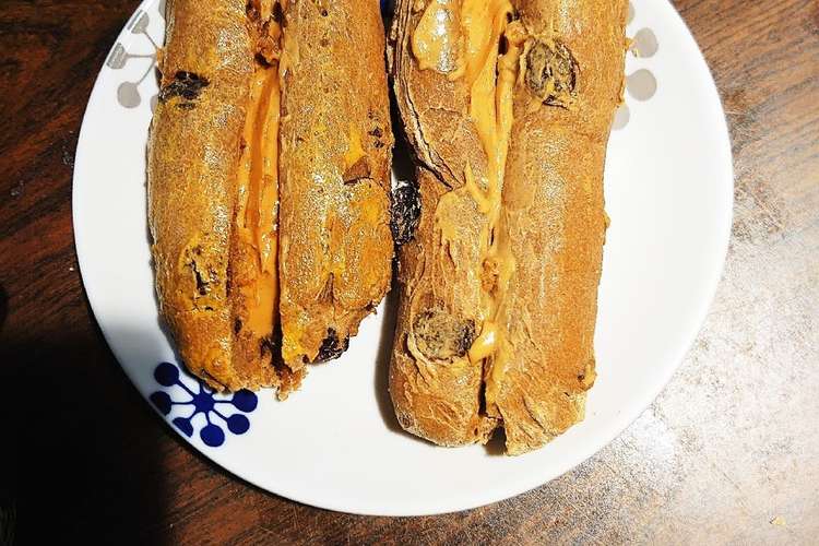 ピーナッツバターレーズンコッペパン レシピ 作り方 By 三毛猫調理愛好家 クックパッド 簡単おいしいみんなのレシピが349万品
