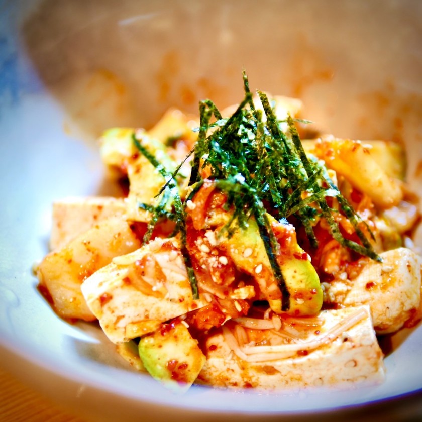 低糖質！キムチと豆腐のアボカドサラダ by Chicooクック 【クックパッド】 簡単おいしいみんなのレシピが356万品