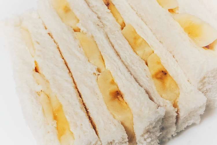 すぐに作れる バナナのサンドイッチ レシピ 作り方 By はなのママ9212 クックパッド 簡単おいしいみんなのレシピが354万品