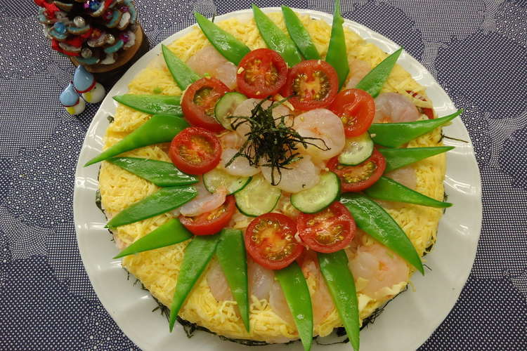 ケーキ寿司ｂｙ草津市 レシピ 作り方 By 草津市 滋賀県 クックパッド