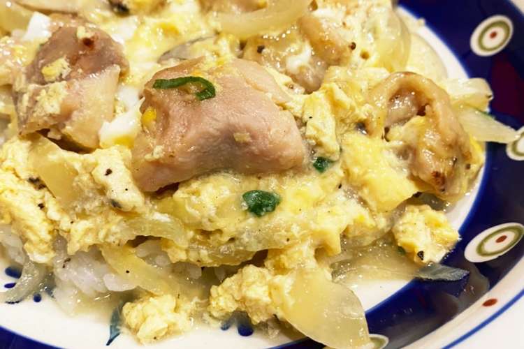 焼き鳥リメイク とり塩親子丼 レシピ 作り方 By Hippoʕ ᴥ ʔ クックパッド 簡単おいしいみんなのレシピが359万品