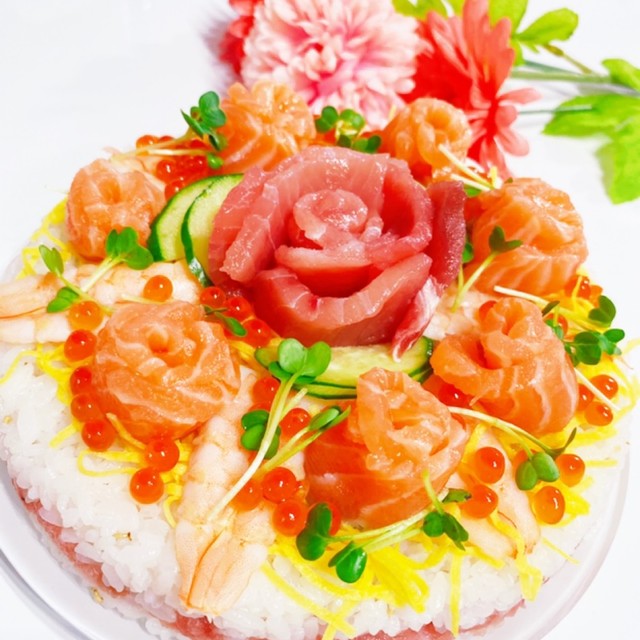 お誕生日に ちらし寿司ケーキ レシピ 作り方 By そーちゃんmama クックパッド 簡単おいしいみんなのレシピが371万品