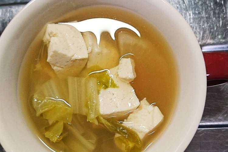 白菜 豆腐 大根のお味噌汁 O レシピ 作り方 By Michi 630 クックパッド 簡単おいしいみんなのレシピが356万品