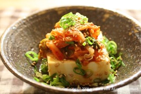 夏においしい！キムチやっこ☆