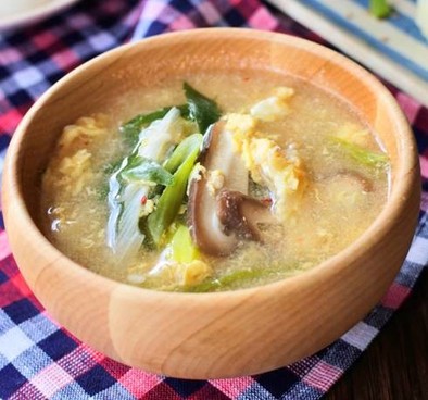 たっぷり冬野菜の発酵キムチスープの写真