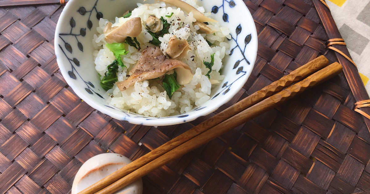 愛彩菜とセタシジミの混ぜご飯ｂｙ草津市 レシピ 作り方 By 草津市 滋賀県 クックパッド 簡単おいしいみんなのレシピが361万品