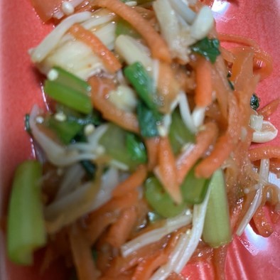小松菜のナムルの写真