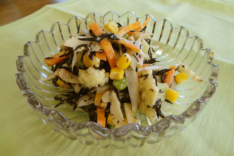 ひじきとカリフラワーのサラダ レシピ 作り方 By 新潟県阿賀野市役所 クックパッド