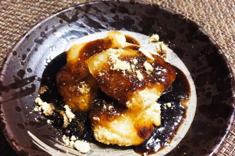 自家製黒蜜のやわらかモチモチ 信玄餅 レシピ 作り方 By Miu Cafe クックパッド 簡単おいしいみんなのレシピが360万品