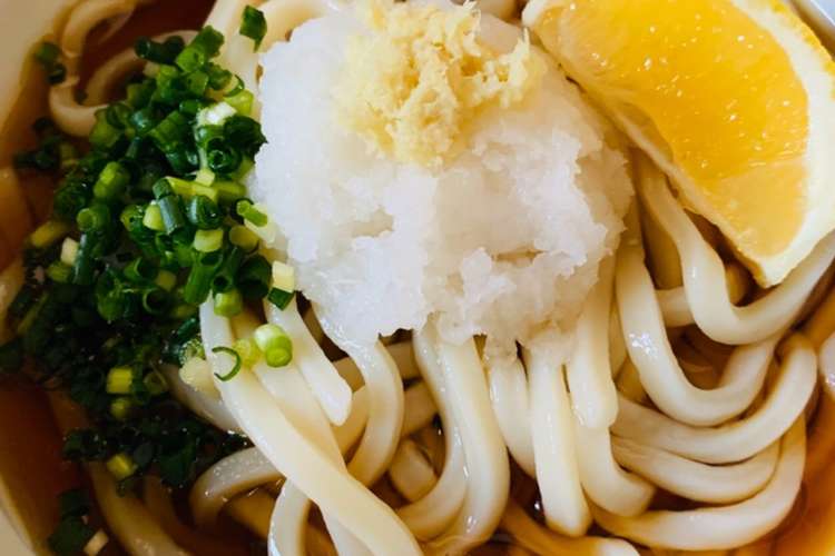 冷やしぶっかけおろしうどん レシピ 作り方 By Memepanda クックパッド