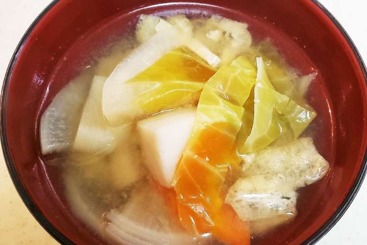 いろいろ野菜の味噌汁 レシピ 作り方 By 三つ葉つくし クックパッド 簡単おいしいみんなのレシピが355万品