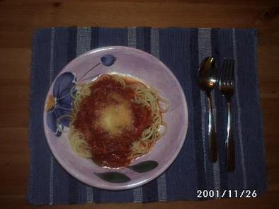 簡単・簡単！トマトツナスパゲッティーの写真