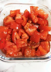 トマトの常備菜風サラダ