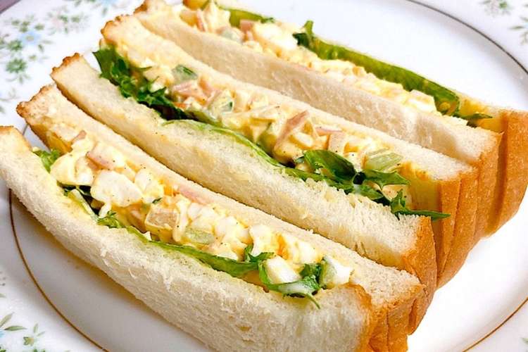 ハム 玉ねぎ 胡瓜の入った卵サンド レシピ 作り方 By かっちゃん杉 クックパッド 簡単おいしいみんなのレシピが376万品