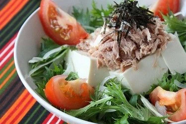 豆腐と水菜の韓国風サラダ レシピ 作り方 By Kt121 クックパッド 簡単おいしいみんなのレシピが355万品