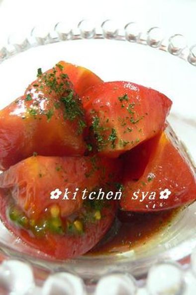 ☆即席レシピ☆　　☆トマトのマリネ☆の写真