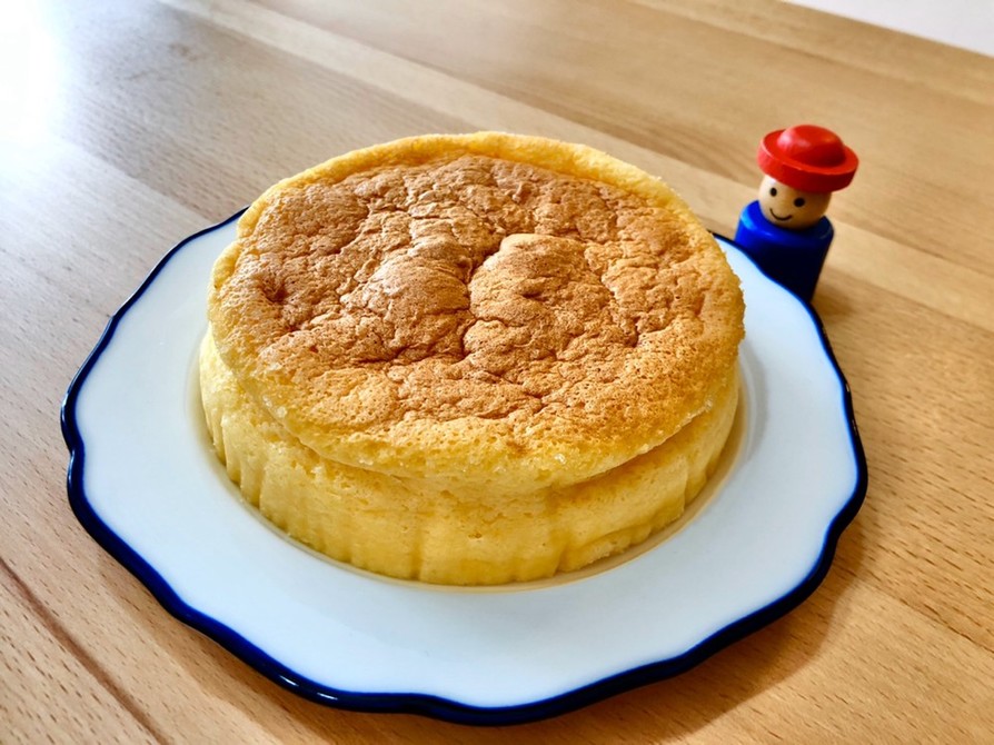 ほわしゅわ☆食感のスフレチーズケーキの画像