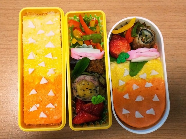 鬼滅の刃弁当 善逸の鱗文柄 レシピ 作り方 By みよぞう クックパッド 簡単おいしいみんなのレシピが354万品 鬼滅の刃弁当 善逸の鱗文柄 レシピ 作り方 By みよぞう クックパッド 簡単おいしいみんなのレシピが354万品