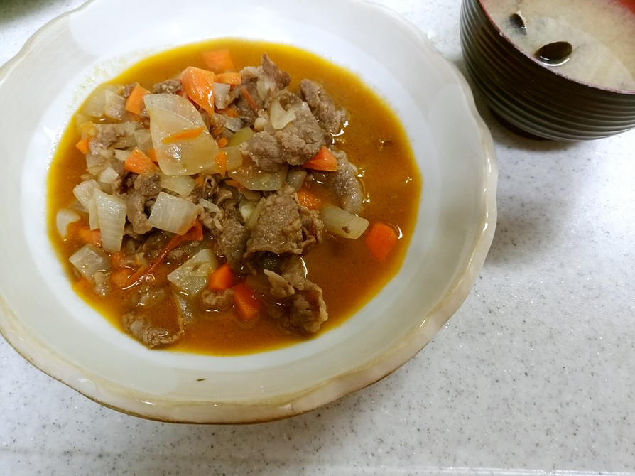 ❄人参スープ&シジミの味噌汁❄の画像
