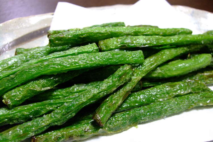いんげんの一番美味しい食べ方 塩いんげん レシピ 作り方 By チャコレート クックパッド 簡単おいしいみんなのレシピが352万品