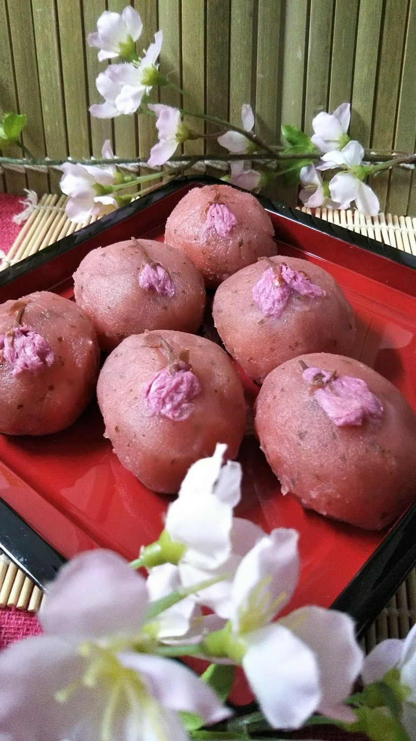 さくらが薫る桜ぼた餅の画像