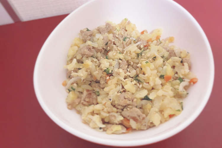 離乳食中期後期 しらすチャーハン レシピ 作り方 By Miomama18 クックパッド 簡単おいしいみんなのレシピが360万品