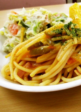給食★とまとスパゲティの画像