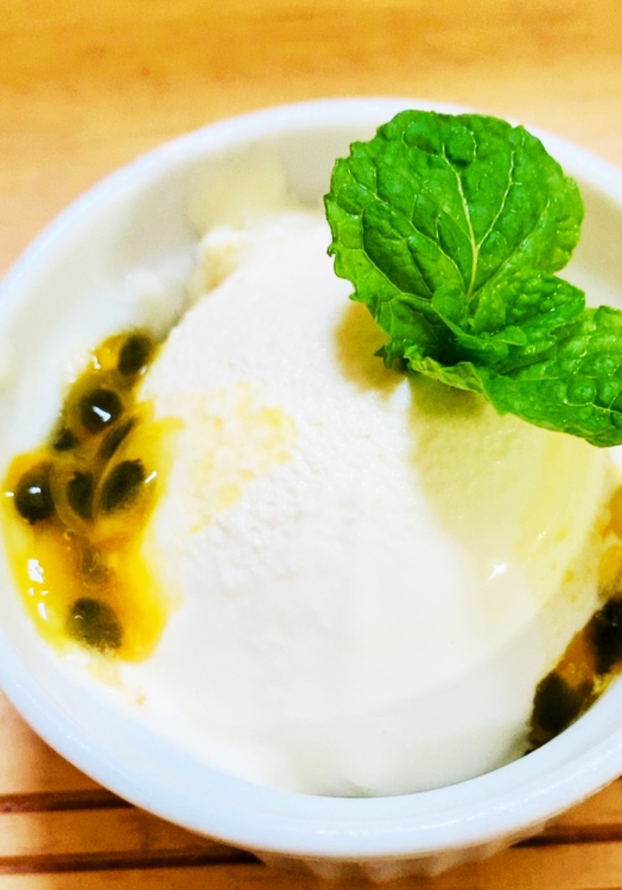 糖質オフ☆ココナッツミルクアイスクリームの画像