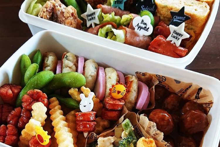 年3月約4人分のお弁当in動物園 レシピ 作り方 By パピパピくん クックパッド 簡単おいしいみんなのレシピが366万品
