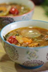 オリーブオイルで作るデトックススープ