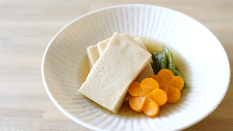 シンプルで美味しい高野豆腐の画像
